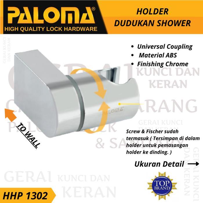 Paloma Hhp 1302 Hand Shower Holder Dudukan Shower Abs