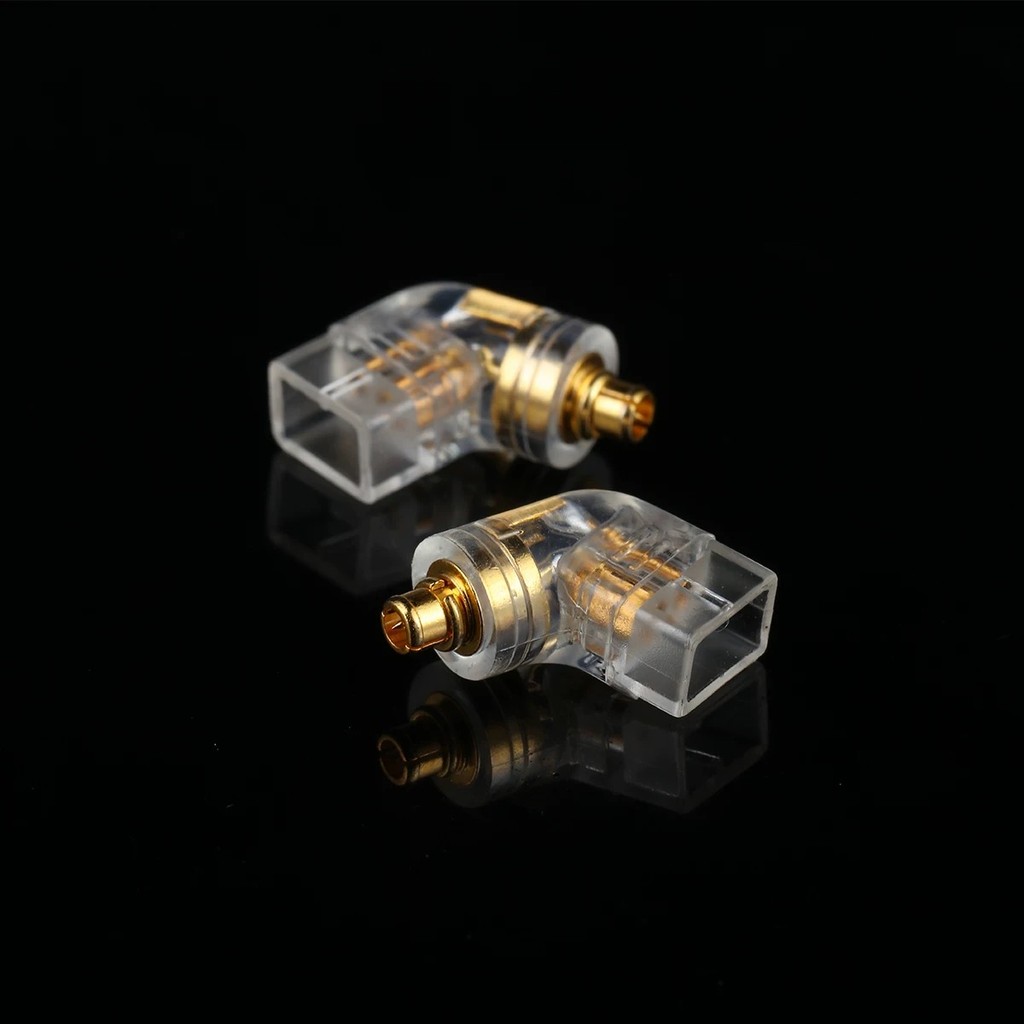 1 Pair Earphone Jack Adpter MMCX 2Pin 0.78mm Flat Female Converter Groove 2Pin To MMCX Adapter MMCX