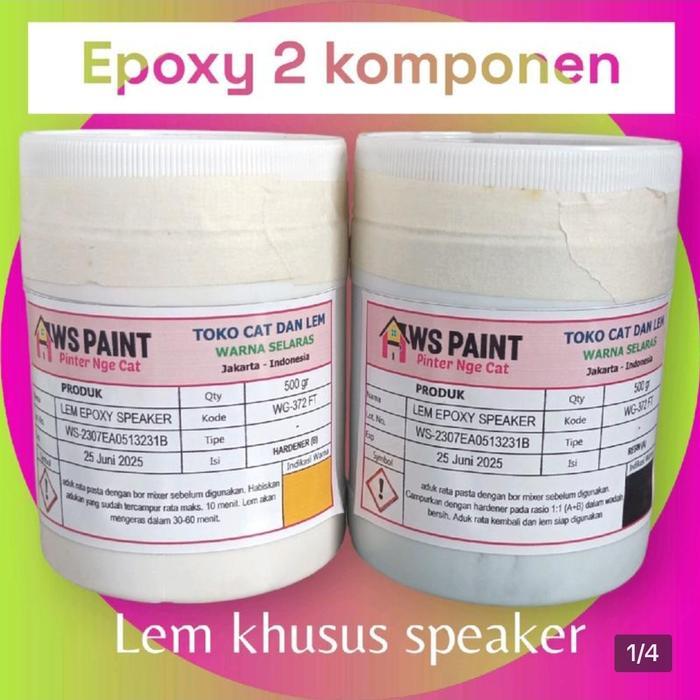 TERMURAH LEM EPOXY SPEAKER TAHAN AIR DAN SUHU TINGGI UNTUK REPARASI DAN PASANG DAUN SPEAKER KERING