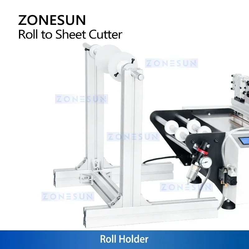 Zonesun PVC Non Woven Roll EVA Cutter Roll to Sheet Cutter Cutting Machine Paper Roll Cutting