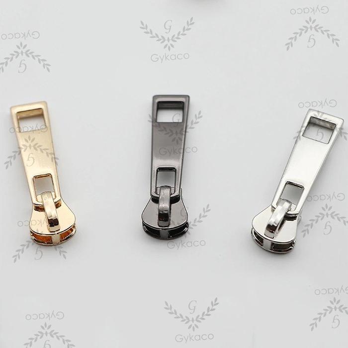 Accesories Tas Kepala Resleting BESI No. 5 (B) Kotak / Balok (Zipper puller) - (IMPORT)