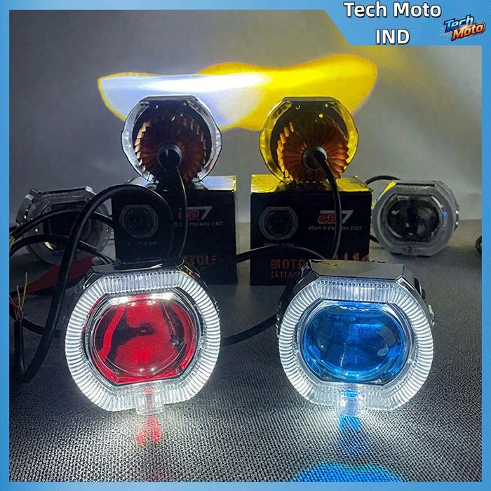 Tech Moto2.5 Inch Lampu Depan Jupiter Mx Daymaker Biled Jupiter Mx King Projie Biled