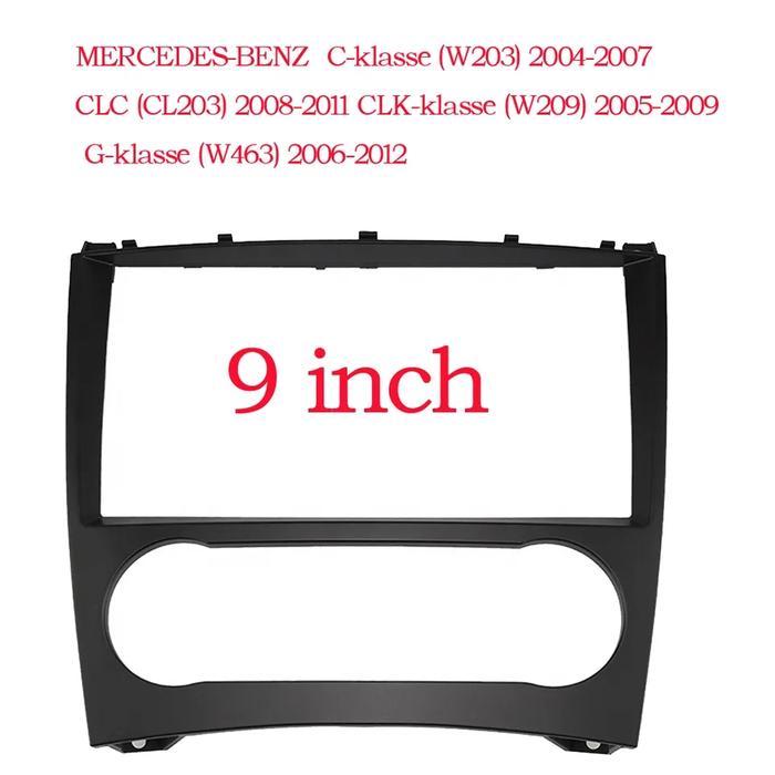 Frame Mercedes Benz C Class W203 Cl203 W209 Headunit Android 9 Inch