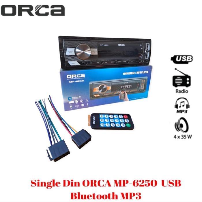 Single Din Tape Mobil Head Unit Usb/Sd Card/Radio Mp3 Player Orca