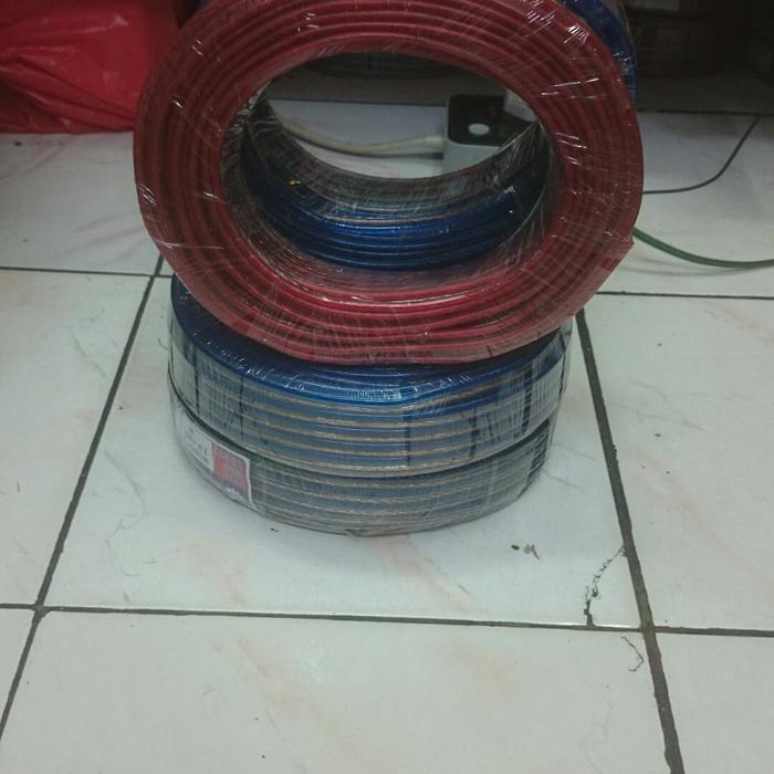 Kabel Speaker 2X120 1 Roll Kabel Speaker Transparan Redy Stok