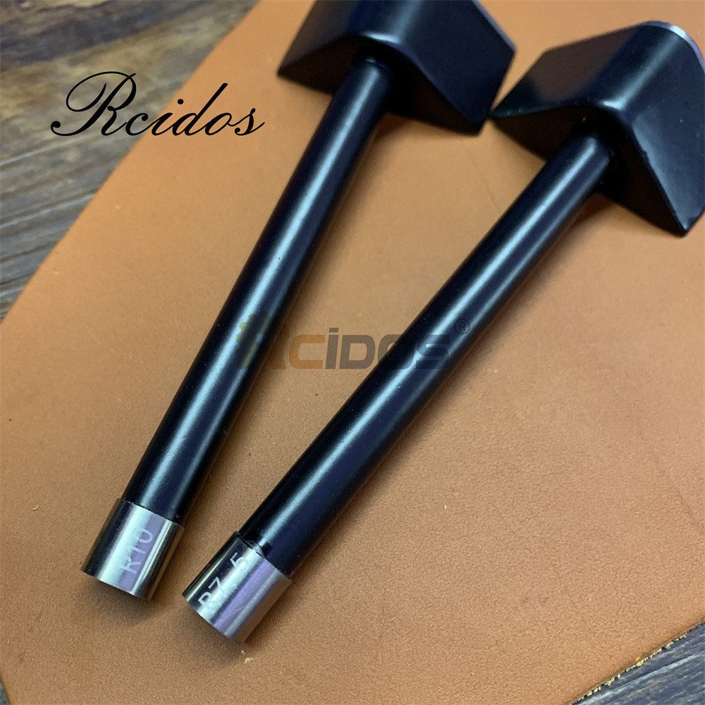 R7.5/R10 DIY Leather corner trimmer,RCIDOS Manual belt round cutter punch,Corner radius 7.5/10mm