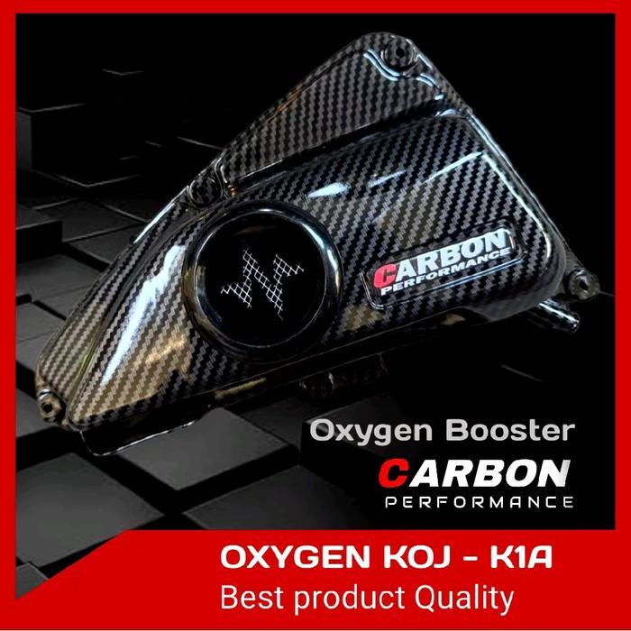CORONG DONAT TUTUP FILTER BEAT DELUX CARBON CORONG DONAT / tutup filter beat delux 2020-2024 scoopy