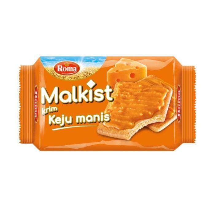 "New" ROMA MALKIST Biskuit Biscuit All Varian Rasa Cream Crackers Malkist Cracker Keju Manis