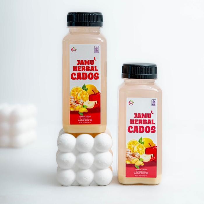 2 BOTOL - JAMU HERBAL CADOS JAMU HERBAL TRADISIONAL BALI - 2 BOTOL