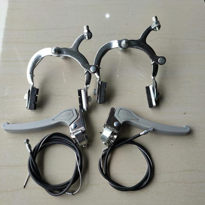 brake rem set abu model capit sepeda anak 16, 18, 20 depan belakang