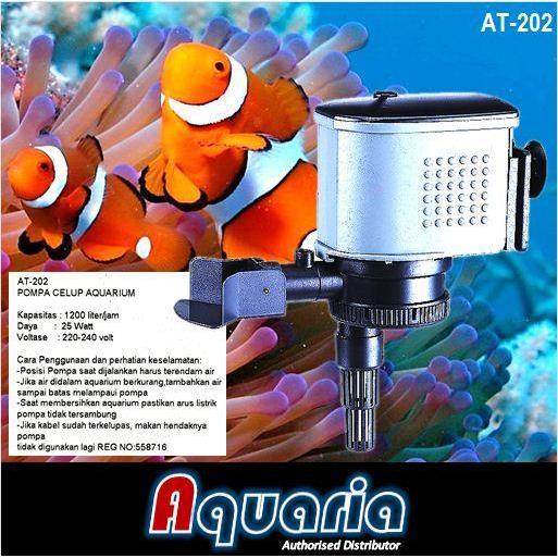 Atman At202 Pompa Celup Aquarium Aquascape Submersible Water Pump At-202 Terlaris