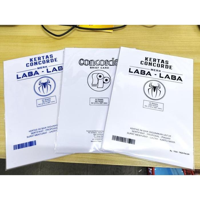 Kertas Concorde Putih A4 - 90Gsm/160Gsm/220Gsm