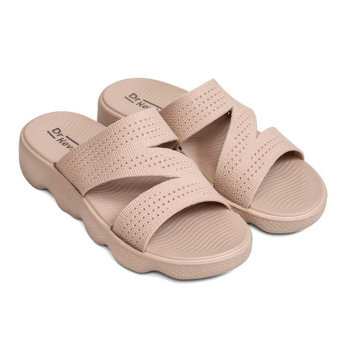 Dr. Kevin Sandal Selop Wanita Hak Rata Flat Sandal 571-141