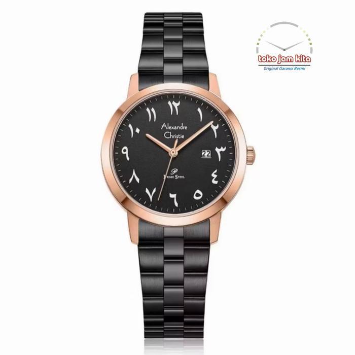 Jam Tangan Couple Alexandre Christie AC 1007 Arabic Original