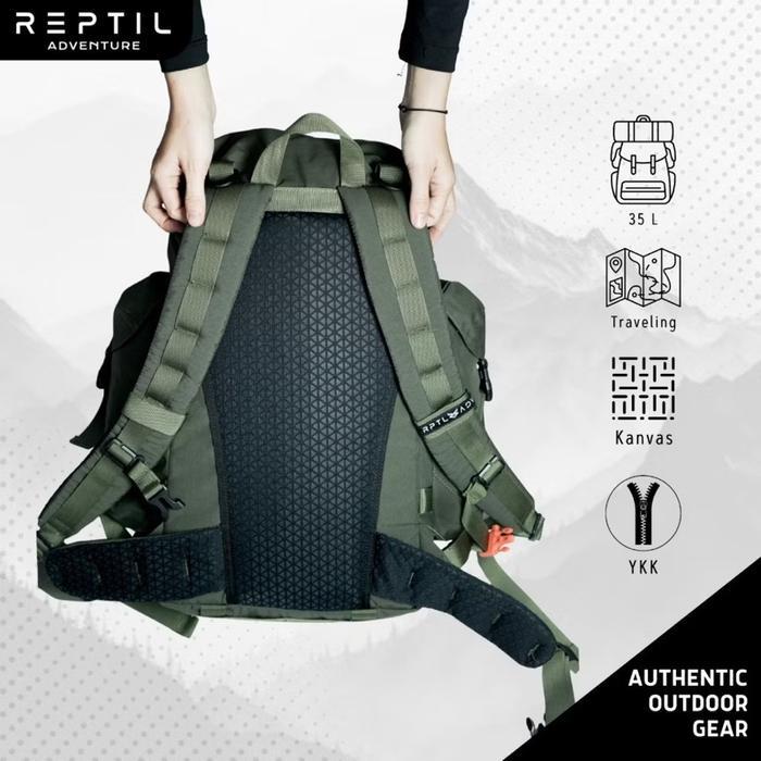 CUCI GUDANG AUTHENTIC - Tas Slempang - Backpack - Tas Ransel Pria Wanita - Backpack Bushcraft 30