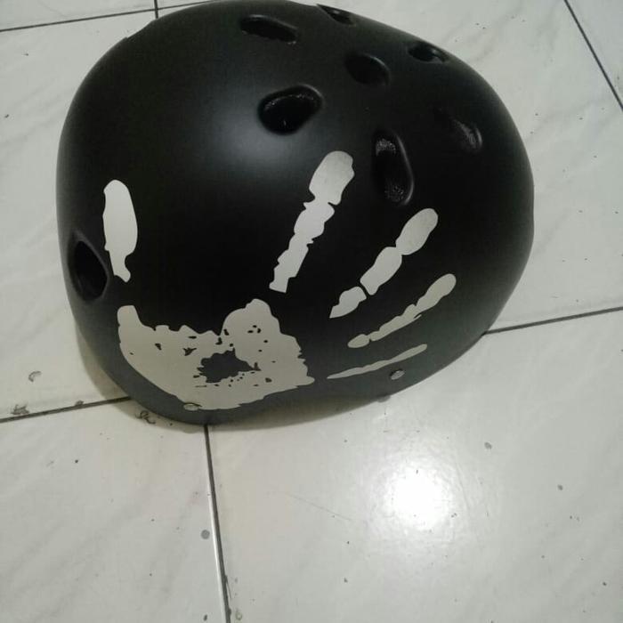 Helm Sepeda Dewasa Motif Jari 5 Ukuran Xxl Dan Xl #Gratisongkir