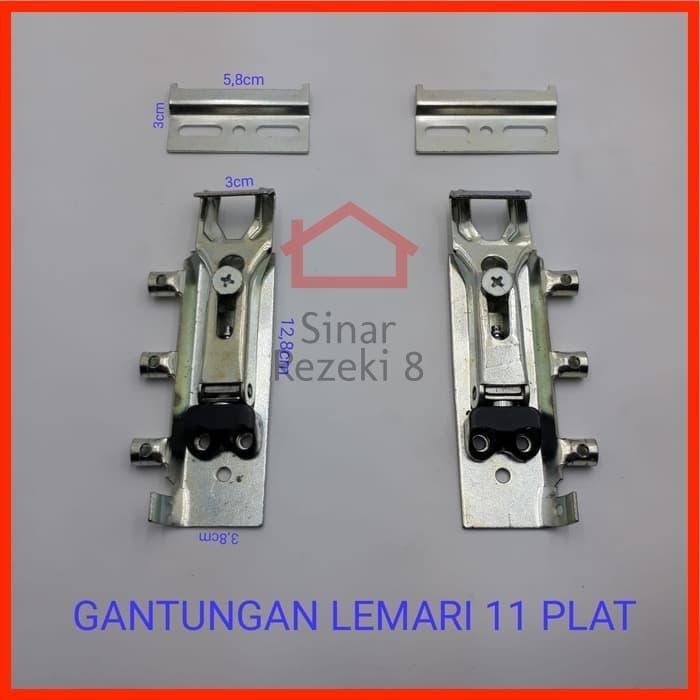 Gantungan Lemari 11 Plat / Camar / Bracket Kabinet Braket .