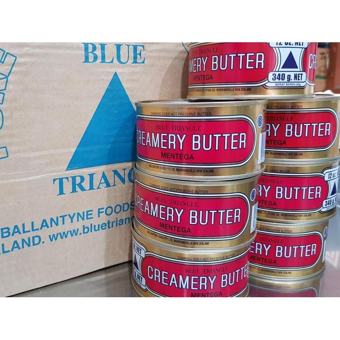 DISKON MENTEGA / BUTTER SEGITIGA / BLUE TRIANGLE / CAPING 340GR