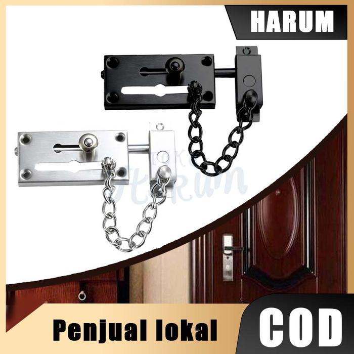 Slot Pintu Grendel jendela FULL STAINLESS 304 Grendel pintu Slot Jendela 4 Inch Slot 4" Kunci SUS