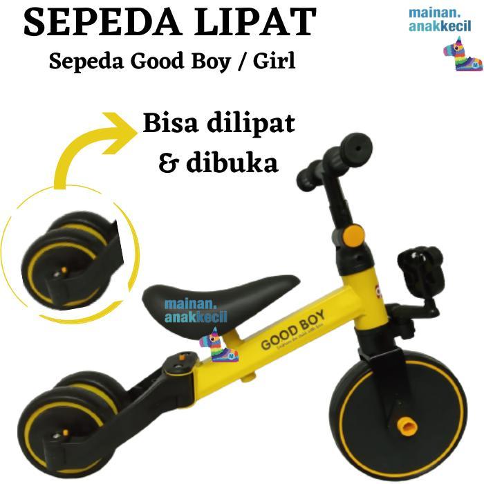 Pacific - Mainan Anak Sepeda Lipat Good Boy / Good Girl / Sepeda Gowes Anak-Anak