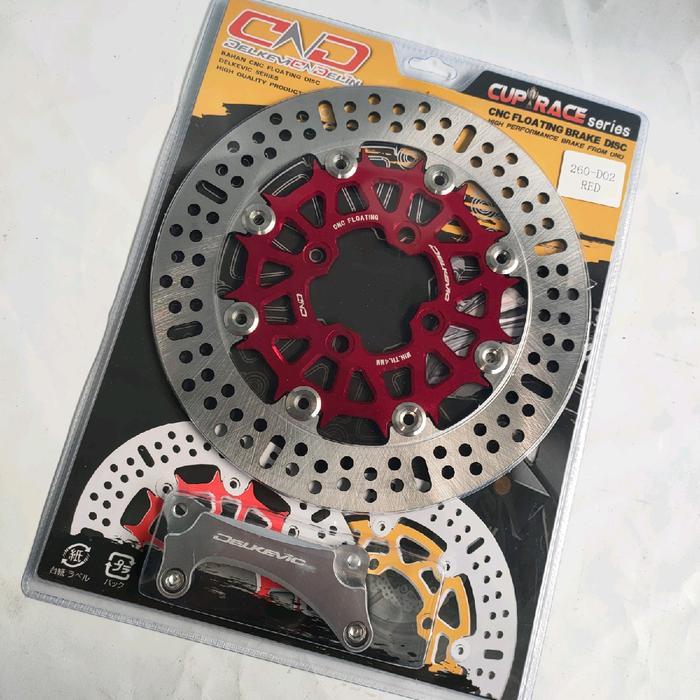 Piringan Cakram Depan Delkevic Vario Beat Scoopy Cnc Floating Disc Brake Delkevic Depan Floating
