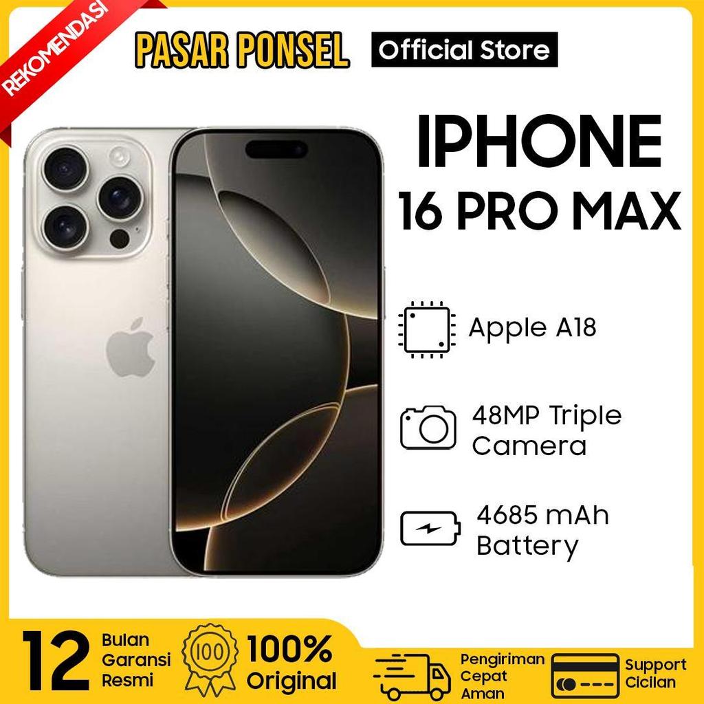APPLE IPHONE 16 PRO MAX 1TB GARANSI RESMI IBOX TERMURAH