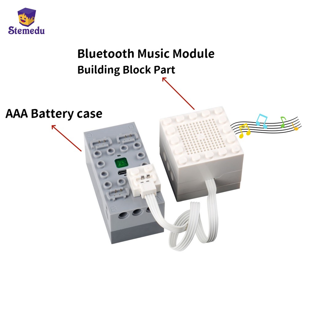 Building Block Bluetooth Speaker Sound Module Creative Music Playable