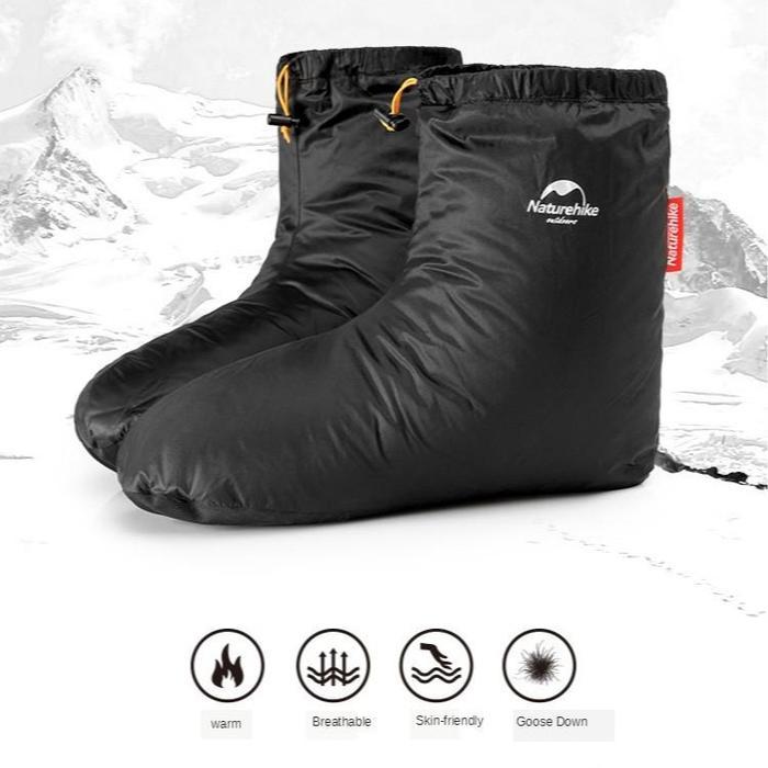 Sepatu Goose Down Naturehike Nh18S023-T Kaos Kaki Bulu Angsa Camping #Gratisongkir
