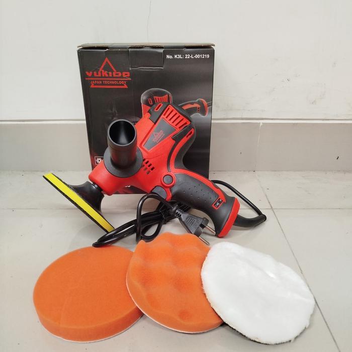 Krisbow - Cuci Mesin Poles Polisher Mobil Motor Car Alat Disc Disk + Wool Polisher
