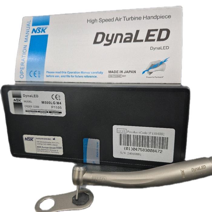 Handpiece Highspeed Dyna Led 4 Hole / Dental High Speed Push Button Lampu