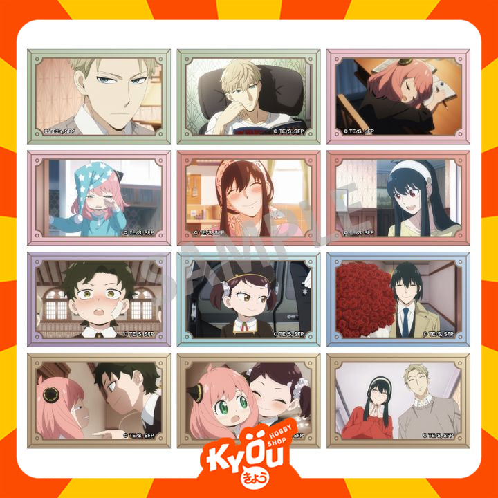 [Random] [1 PCS] SPY x FAMILY Trading Square Can Badge Vol. 3