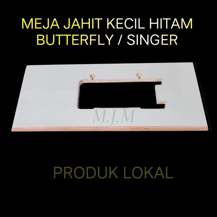 ( PRODUK LOKAL ) Papan Meja Mesin Jahit Klasik / Semi Portable / mesin jahit jadul / hitam / SINGER
