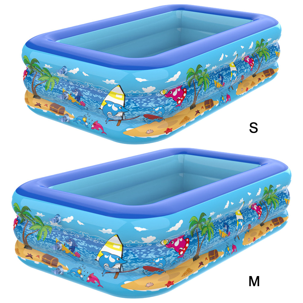 Inflatable Swimming Pool PVC Framed Swimming Pool Cartoon Pattern Thickening Swimming Pool for