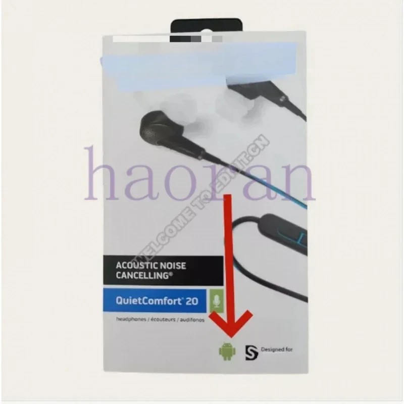 Bose QC20 QuietComfort 20 In-ear Headphones - Hitam, Putih