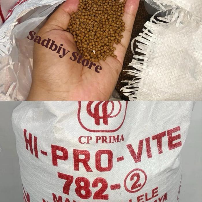 TERLARIS HI-PRO VITE Pelet Ikan Lele Repack 1kg 781,782,783 Pakan Terbaik untuk Lele Nila Gurami