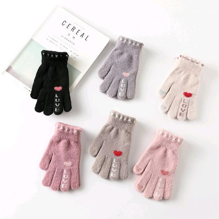 Sarung tangan motor wanita dewasa lucu (stg love)