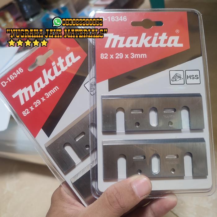 Mata Pisau Serut 82 X 29 X 3 Mm Makita Original Hss Mata Pisau Ketam