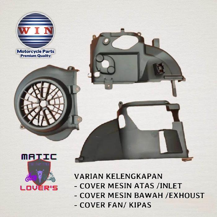 Cover Mesin Atas Bawah Cover Blok Mesin Beat Pop Beat Fi Esp Street Scoopy Fi Esp Vario 110 Esp K44