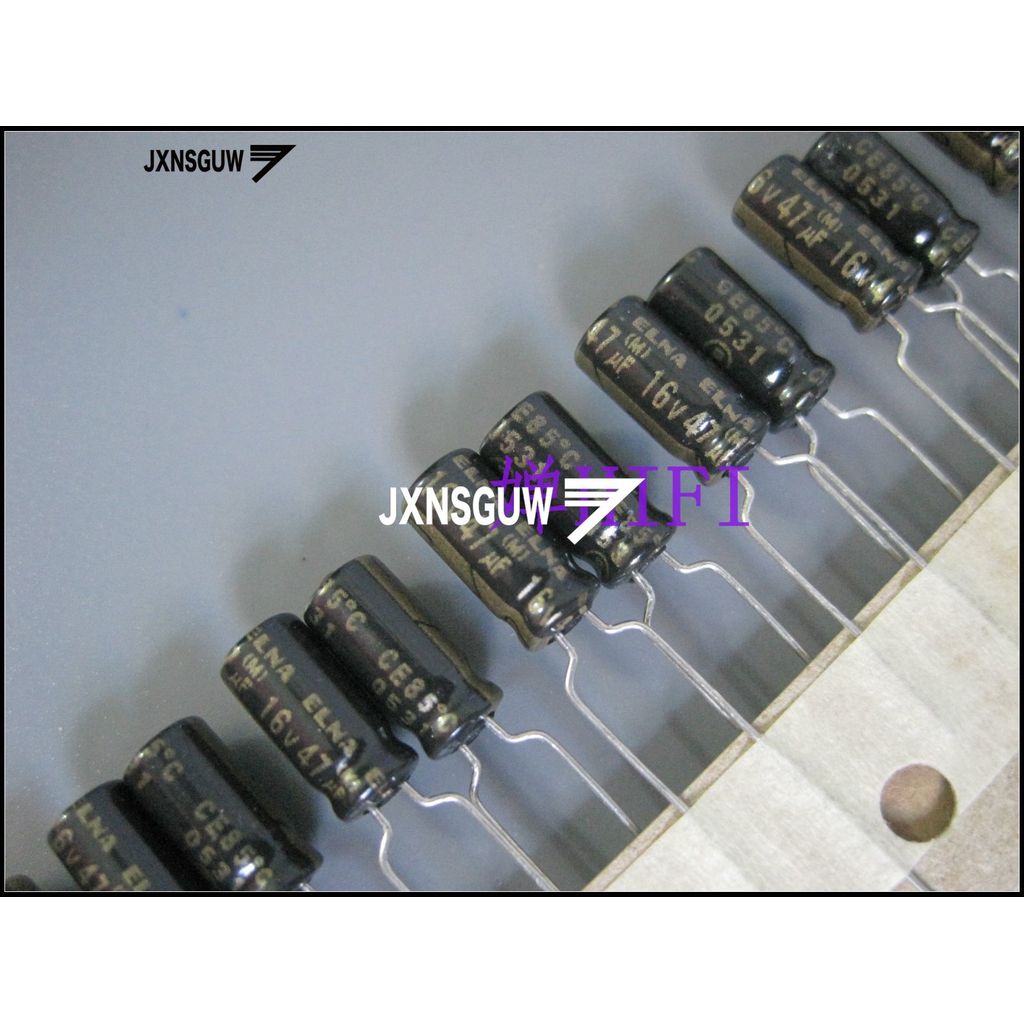 20PCS ELNA RA2 6.3V 10V 16V 25V 50V 220UF 100UF 22UF 4.7UF 3.3UF 2.2UF 1UF 0.47UF black gold audio