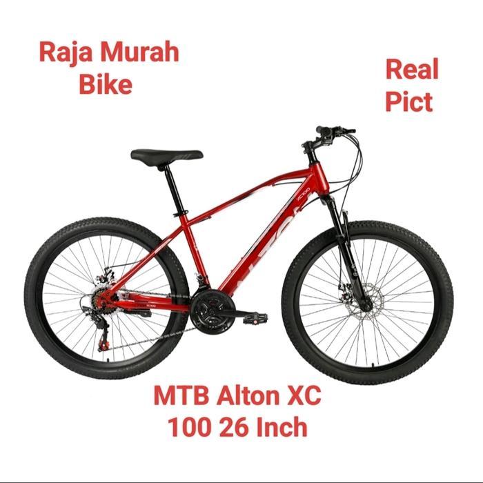 Sepeda Gunung MTB Element Alton XC 100 26 Inch MTB 26 Inch Alton XC100 - Red