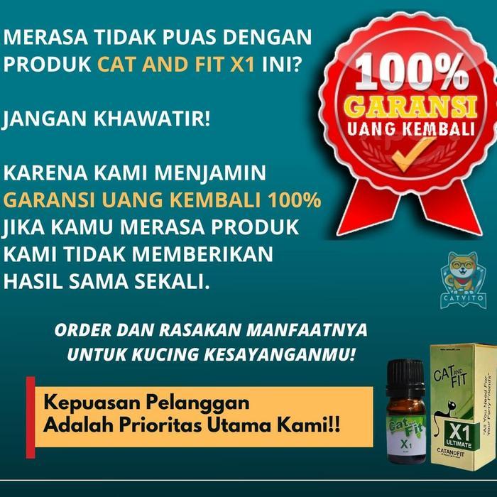 Cat And Fit X1 Obat Tungau Kucing 5Ml Mengobati Scabies Jamur Kutu & Parasit Berbahaya Aman Hamil &