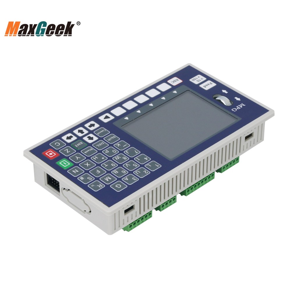 MAXGEEK TC55H 1/2/3/4 AXIS CNC CONTROLLER SYSTEM G CODE MOTION CONTROLLER WITH MPG FOR CNC MILLING