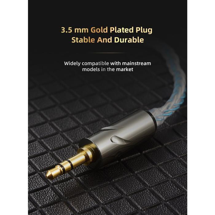 Qkz T1 Kabel Upgrade 200 Cores 8 Strand Qdc For Kz Qkz Trn Populer