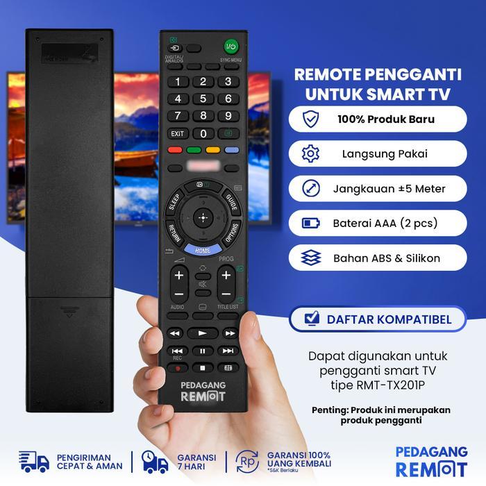 CUCI GUDANG REMOT REMOTE TV BRAVIA LCD LED SMART TV RMT-TX201P