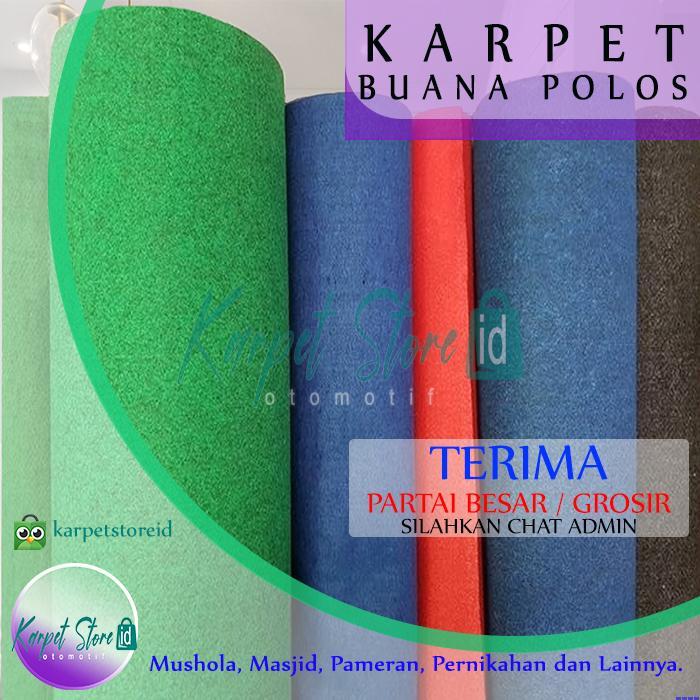 KARPET BUANA BLUDRU POLOS METERAN PLANET SUPER BUANA MUSOLAH