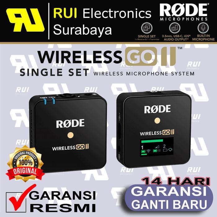 Diskon Rode Wireless Go Ii Single Set Microphone Wireless System