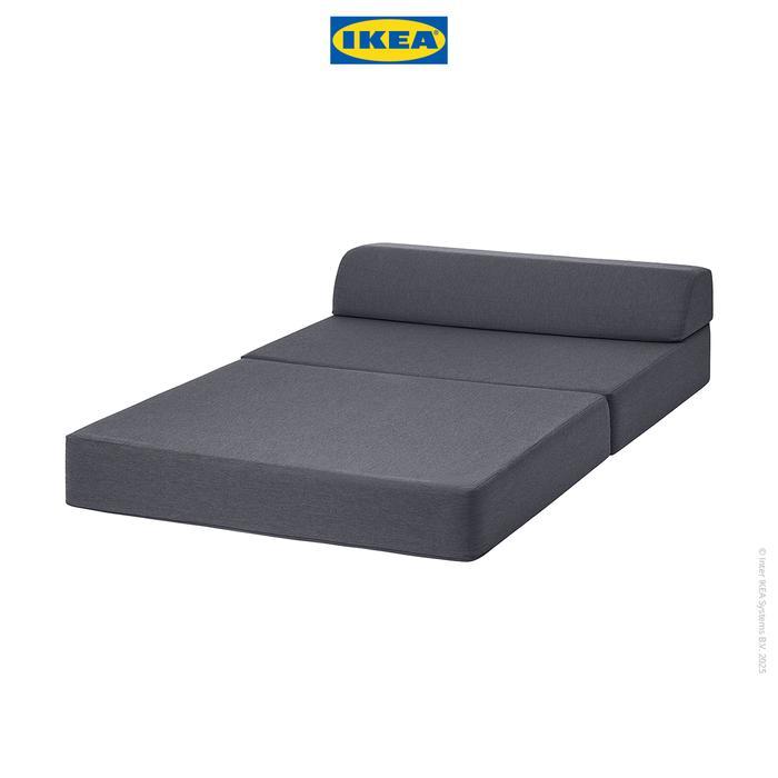 Ikea Nykil Sofa Bed Abu-Abu Tua 2 Dudukan Furniture #Gratisongkir