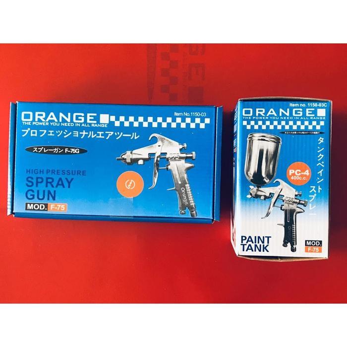 Spray Gun F-75G Orange #Gratisongkir