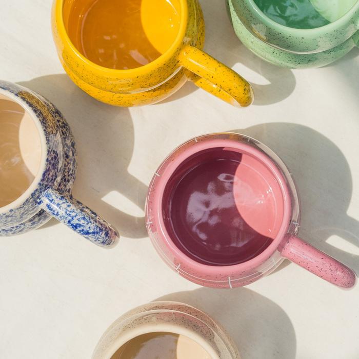 Capricorn Homeliving Puffa Ceramic Mug Gelas Keramik Premium untuk Hadiah & Koleksi Mug Kopi & Teh