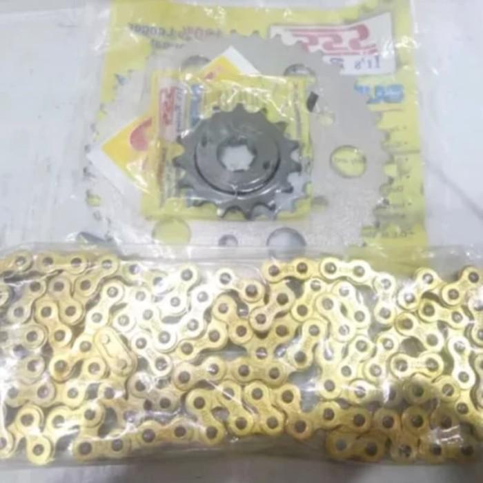 Gear Gir Sss Set Rantai 428 Or 415 Kawasaki Kaze R Zx130 Blitz Eged